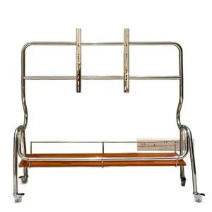 티비 스탠드 원목 거치대 이동식 모던 TV 브래킷