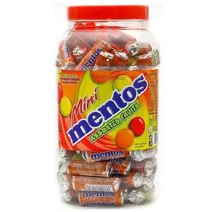 꿈꾸는비 미니 멘토스 푸르티 1kg 소포장사탕 미니사탕