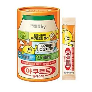 꿈꾸는비 야쿠르트맛 젤리스틱 1박스 스틱젤리