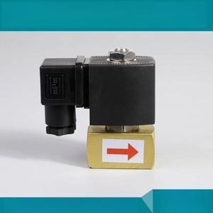 고압 솔레노이드 밸브 워터 220v 구리 코일, 직동 정상 단방향 스톱