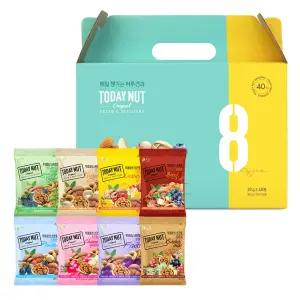 체중조절 투데이넛 너트한줌 8종 견과선물세트 800g, 1세트