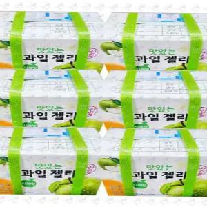 사과맛젤리 과일젤리 사과맛 75g 6개