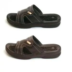 남성용 지압 슬리퍼 건강 발마사지 사무실 용 발 스트레칭 (WFKJHPV)