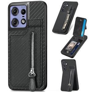 모토로라 모토 G86 파워 G96 G66Y G56 G 86용 5G 지퍼 가죽 지갑형 마그네틱 백 커버 고급 케이스