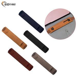 조절 가능한 탄성 밴드 펜꽂이, PU 가죽 펜 슬리브 파우치, 노트북 분리형, 8-1.5 인치, 1 개