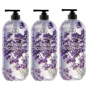 온더바디 수퍼보타닉 라벤더 로즈마리 바디워시 900g 3개