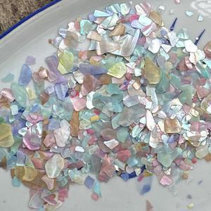 자개 공예 재료 만들기 자개공예 껍질 장식 가루 전복 네일