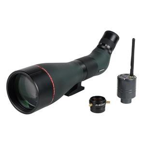 SVBONY SA401 25-75x100 APO 스포팅 스코프, 아포크로매틱 듀얼 ED 스포터 IPX7 방수, 1.25 u201D 탈착식 접안렌즈, 디지스코프 조류 관찰 사진 촬영용 SC001 카메라와 호환 가능