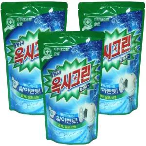 옥시크린 옥시크린 표백제 세탁세제 1kg 교체용 3개 세탁보조제