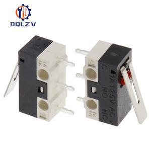 마우스용 마이크로 스위치 푸시 버튼 3Pin 1A 125V AC 미니 소형 라이트 터치