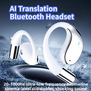 YYK-Q39 AI 스마트 번역 블루투스 헤드셋 개방형 이어폰 형 귀  초장 수명 방수 소음 감소