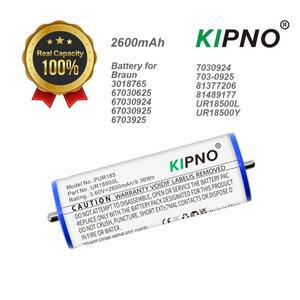 브라운 UR18500L 3018765 720 730cc Epil 7 730S-4 면도기 2600mAh 오래 지속되는 배터리용 교체용