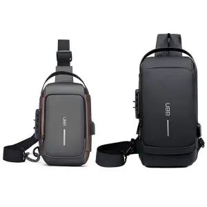 [알티피아]USB 충전가능 다이얼락 도난방지 UBB 슬링백 미니