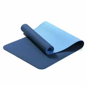 양면 TPE 요가매트 두께 실내운동매트 블루