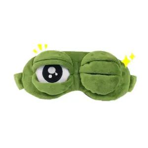 인싸템 귀여운 개구리 수면 안대 군용품 곰신선물 싱글족 눈가리개 빛차단