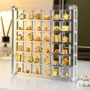 아크릴 모으기 순금 추천제품 콩알금 보관함 신상 리빙러빙 금테크 콩금 보관케이스 주물금 케이스