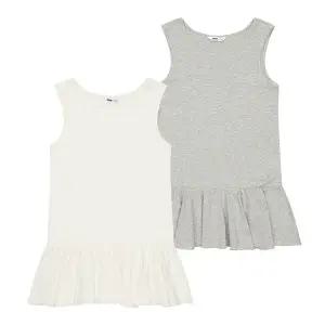 [소이] 여자 봄신상 레이어드프릴나시티(26SM451)