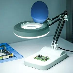 산업용 납땜 데스크탑 정밀 검사 확대경 작업용 용접 고화질  수리 접이식