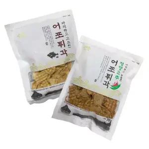 동일식품 어포튀각 90g 12봉 오리지널/70g 12봉 청양고추 택1