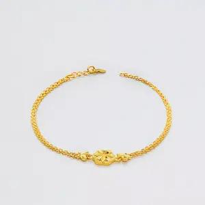 [베티블루] 995 999 24K 순금 플라워 패턴 꽃 여성 여자 11.25g 금 팔찌