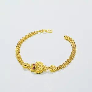 [베티블루] 995 999 24K 순금 볼드 토템 부엉이 여성 여자 3.75g 금 팔찌