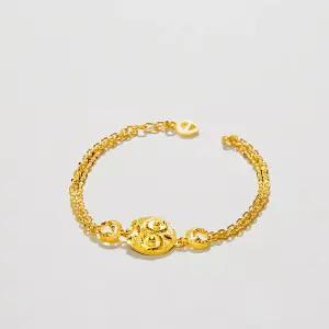 [베티블루] 995 999 24K 순금 너구리 부엉이 여성 여자 11.25g 금 팔찌