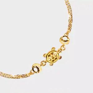 [베티블루] 995 999 24K 순금 인장 거북이 여성 여자 7.5g 금 팔찌