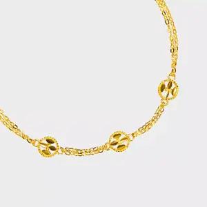 [베티블루] 995 999 24K 순금 귀여운 트리플 써클 여성 여자 7.5g 금 팔찌