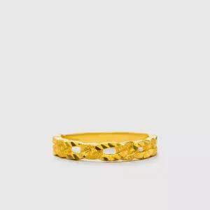 [베티블루] 995 999 24K 밸런스 체인 여성 여자 3.75g 금 링 반지