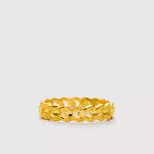 [베티블루] 995 999 24K 미니 체인 포인트 여성 여자 7.5g 금 링 반지