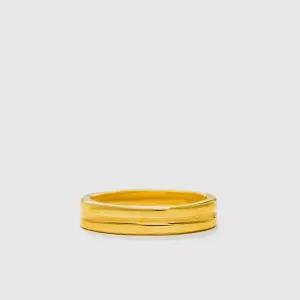 [베티블루] 995 999 24K 심플 라인 여성 여자 7.5g 금 링 반지