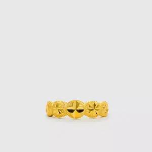 [베티블루] 995 999 24K 순금 클로버 꽃 여성 여자 7.5g 금 링 반지