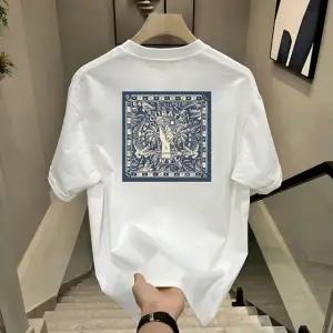 남성용 여름용 반팔 티셔츠 데일리 캐주얼