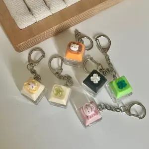 키캡 키보드 LED 딸각이 키링 열쇠고리 차키 가방고리 가방키링