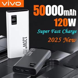 VIVO 120W 50000mAh 대용량 보조베터리 초고속 충전 아이폰  용 휴대용