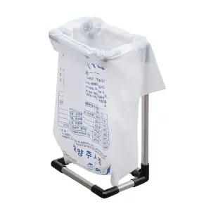 슬림 어반 스텐레스 종량제 봉투 쓰레기통 거치대,슬림어반 투입구형