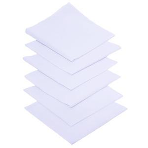 남성용 손수건, 순면 부드러운 흰색 손수건