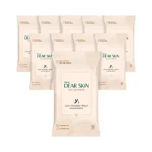 디어스킨 락토 페미닌 티슈 10매 10팩