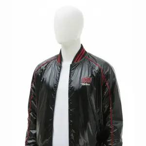 1993STUDIO LG트윈스 나일론 배색 유광 점퍼 블랙