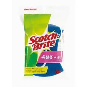 주방용품 3M 청소용품 욕실전용 수세미 1EA