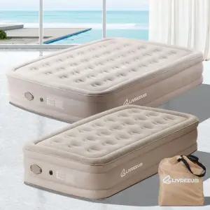 두꺼운공기 캠핑매트리스 에어매트 자동충전 야외침대