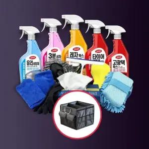 다름 세차 용품 프리미엄형 세트 13종 15개 차량 (WFKLTEX)