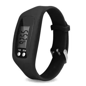 [모두쇼핑]만보기 손목 전자 시계 블랙 형 만능 시계형만보기 만보기워치형 만보계 만능만보기