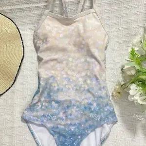 반짝이 수영복 인어공주 골드 S 펄