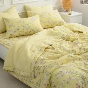 리빙홈 우아한 플라워 포근 마이크로 모달 간절기 이불세트 SS ( 이불 + 베개커버 )