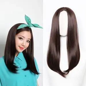 여자 긴머리 내츄럴 패션 통가발 옐로우브라운 (KYR-WE2CD2C)