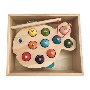 아이스타 원목 자석 낚시놀이 장난감세트 (정리.보관용 원목케이스포함)