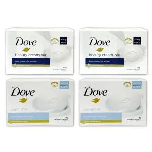 도브 비누 센서티브 90g 8개 + 뷰티 크림바 90g 8개