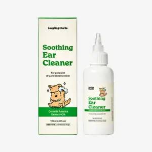 래핑찰리 수딩 이어 클리너 120ml강아지귀세척제 애견청소 세정제 견세정제