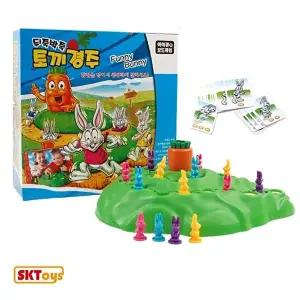 고품질 B뒤죽박죽 토끼경주 패밀리 4인용 보드게임 토끼 함정놀이 가족놀이 패밀리게임 WFHU3Q5